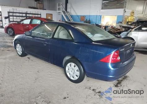 2001 Honda Civic Ex из США, поврежденный, VIN 1HGEM22931L072877